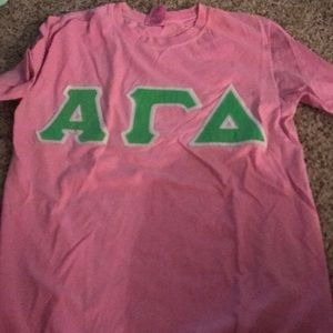 Pink alpha gam shirt